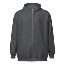 Load image into Gallery viewer, Gold Wings Unisex heavy blend zip hoodie (Color options available)
