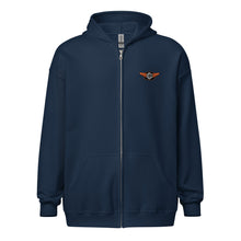 Load image into Gallery viewer, Gold Wings Unisex heavy blend zip hoodie (Color options available)
