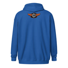 Load image into Gallery viewer, Gold Wings Unisex heavy blend zip hoodie (Color options available)
