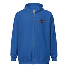 Load image into Gallery viewer, Gold Wings Unisex heavy blend zip hoodie (Color options available)
