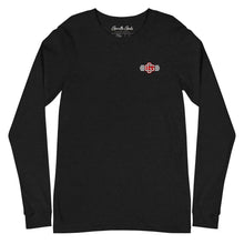 Load image into Gallery viewer, Red &amp; White Unisex Long Sleeve Tee (Color options available)
