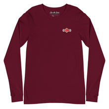 Load image into Gallery viewer, Red &amp; White Unisex Long Sleeve Tee (Color options available)
