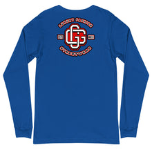 Load image into Gallery viewer, Red &amp; White Unisex Long Sleeve Tee (Color options available)
