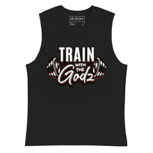Load image into Gallery viewer, &quot;Train with the Godz&quot; Sleeveless Shirt

