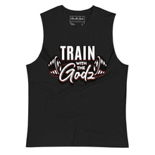 Load image into Gallery viewer, &quot;Train with the Godz&quot; Sleeveless Shirt
