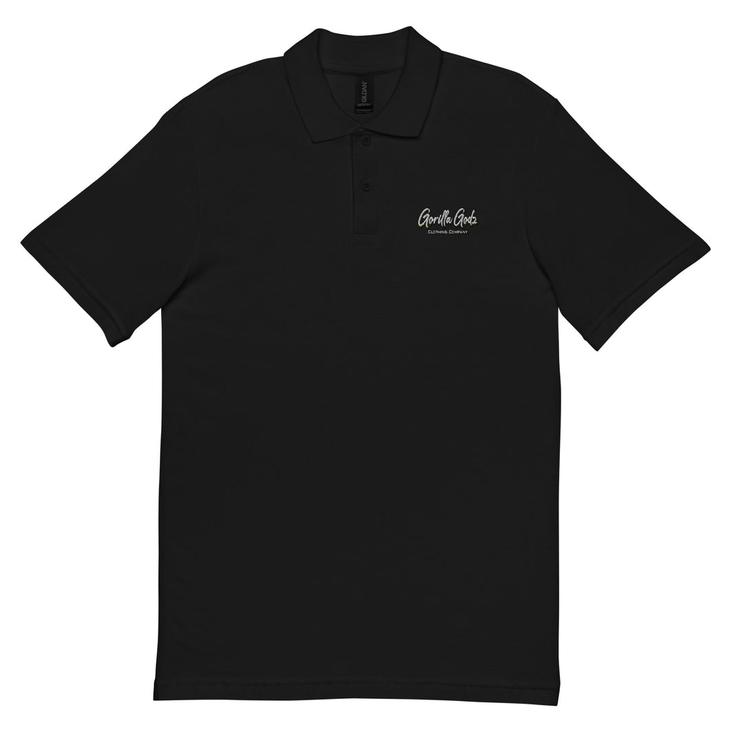 Gorilla Godz Unisex pique polo shirt (Color options available)