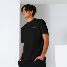 Load image into Gallery viewer, Gold Wing Monogram Unisex pique polo shirt (Color options available)
