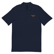 Load image into Gallery viewer, Gold Wing Monogram Unisex pique polo shirt (Color options available)
