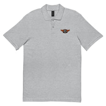 Load image into Gallery viewer, Gold Wing Monogram Unisex pique polo shirt (Color options available)
