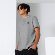 Load image into Gallery viewer, Monogram Unisex pique polo shirt (Color options available)
