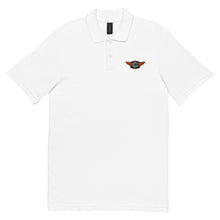Load image into Gallery viewer, Gold Wing Monogram Unisex pique polo shirt (Color options available)
