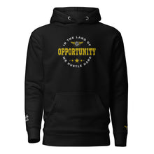 Load image into Gallery viewer, &quot;Opportunity&quot; Embroidered Unisex Hoodie (Color options available)
