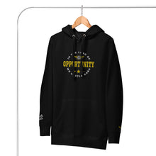 Load image into Gallery viewer, &quot;Opportunity&quot; Embroidered Unisex Hoodie (Color options available)
