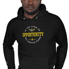 Load image into Gallery viewer, &quot;Opportunity&quot; Embroidered Unisex Hoodie (Color options available)
