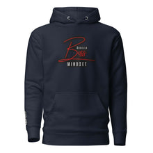 Load image into Gallery viewer, Official Gorilla Boss Mindset Pullover Hoodie in navy, showcasing bold design and premium comfort for confident individuals.
