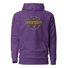 Load image into Gallery viewer, &quot;Opportunity&quot; Embroidered Unisex Hoodie (Color options available)
