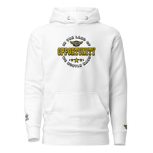 Load image into Gallery viewer, &quot;Opportunity&quot; Embroidered Unisex Hoodie (Color options available)
