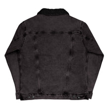 Load image into Gallery viewer, &quot;Monogram Wingz&quot; Unisex denim sherpa jacket
