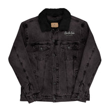 Load image into Gallery viewer, Gorilla Godz Unisex denim sherpa jacket
