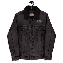 Load image into Gallery viewer, Gorilla Godz Unisex denim sherpa jacket
