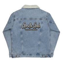 Load image into Gallery viewer, Gorilla Godz Unisex denim sherpa jacket

