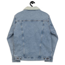 Load image into Gallery viewer, Gorilla Godz Unisex denim sherpa jacket
