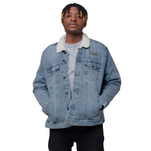 Load image into Gallery viewer, Gorilla Godz Unisex denim sherpa jacket
