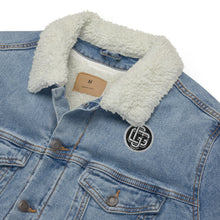 Load image into Gallery viewer, Gorilla Godz Unisex denim sherpa jacket
