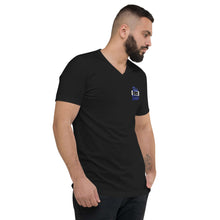Load image into Gallery viewer, Blue Collar Baller Unisex Short Sleeve V-Neck T-Shirt (Color options available)
