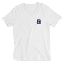 Load image into Gallery viewer, Blue Collar Baller Unisex Short Sleeve V-Neck T-Shirt (Color options available)
