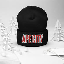 Load image into Gallery viewer, APE CITY RED Cuffed Beanie (Color options available)
