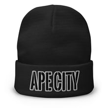 Load image into Gallery viewer, APE CITY Black Embroidered Beanie (Color options available)

